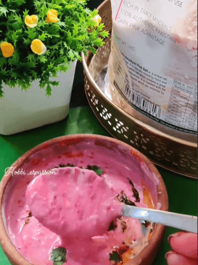 Pink Raita recipe