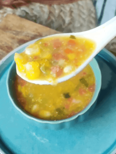 Veg Sweet Corn Soup recipe