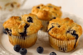 Mixed Fruit and Blueberry Muffins recipe