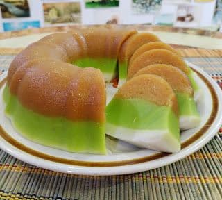 Cassava Talam steamed cake in 3 flavours recipe