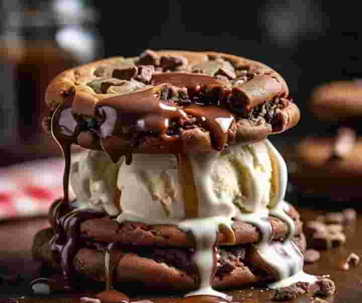 Nigerian Brownie Sandwich Cookies recipe