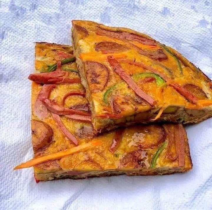 Nigerian Plantain Frittata recipe