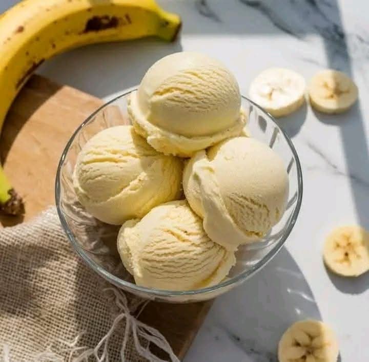 Delicious Homemade Banana Ice Cream recipe