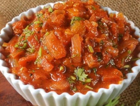 Spicy Tomato Onion Sambar recipe