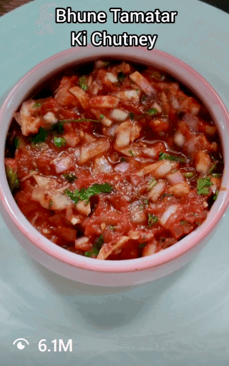 Bhune Tamatar ki Chutney recipe