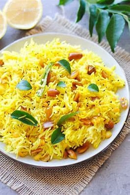 Indian Lemon Rice & Vegetable Fried Rice recipe