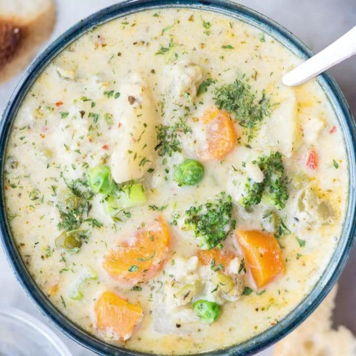 Instant Pot Creamy Vegetarian Soup recipe