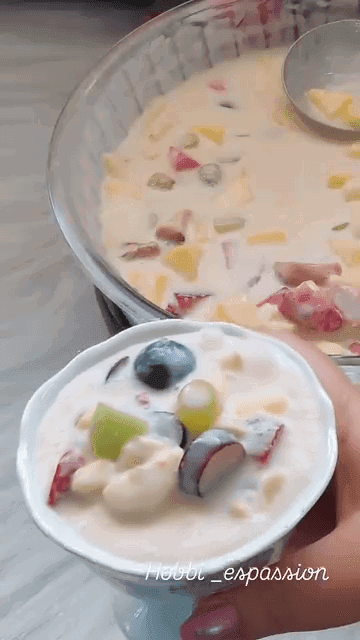 Fruit Cream recipe