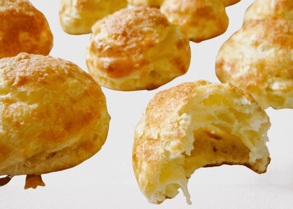 Savory French Cheese Puffs with a Spicy Jalapeño Twist recipe