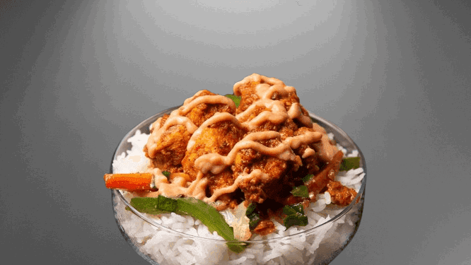 American-Style BBQ Chicken Biryani Fusion recipe