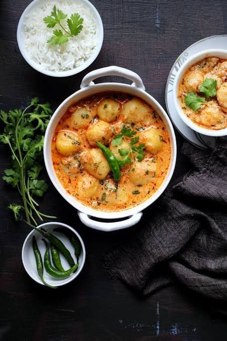 Curd Potato (Dahi Aloo) recipe