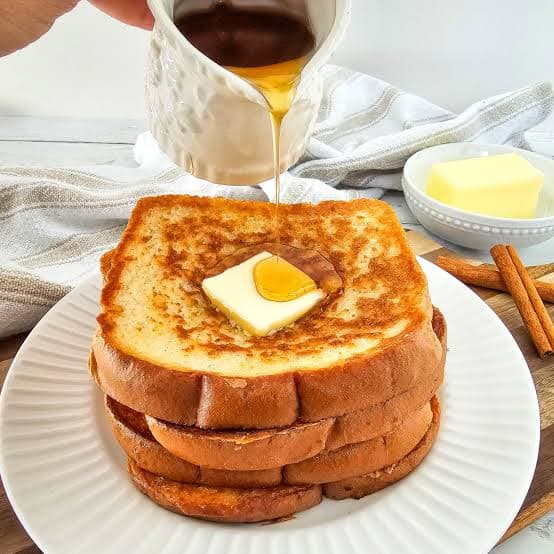 Eggless French Toast recipe