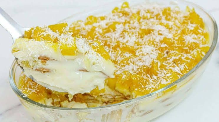 Pineapple delight (No Bake) recipe