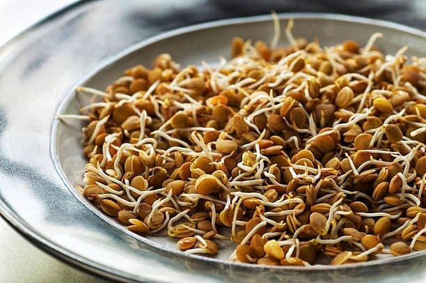 Sprouted Horse Gram Stir Fry recipe