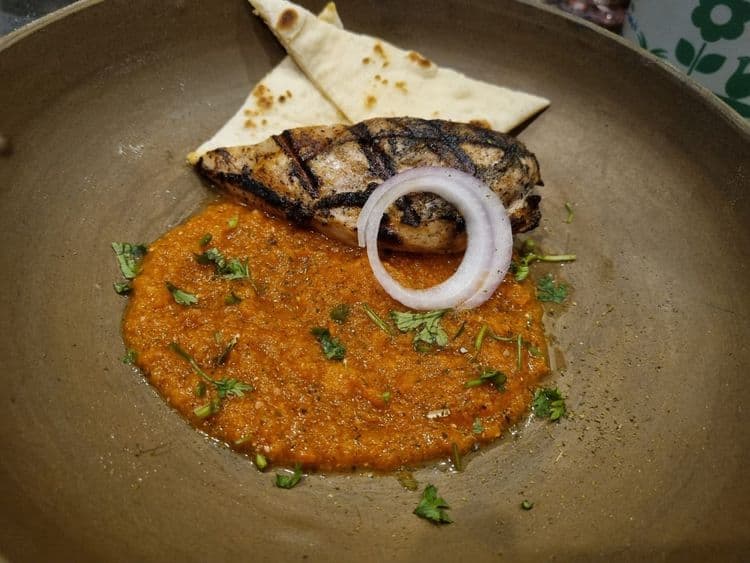 Grilled Chicken Breast with Makhani Sauce recipe