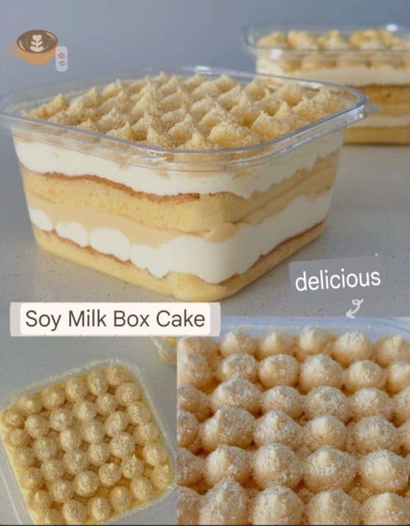 Soy Milk Box Cake recipe