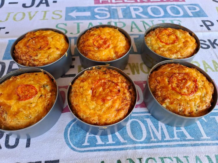 Air Fryer Crustless Cheese and Oats Quiche recipe