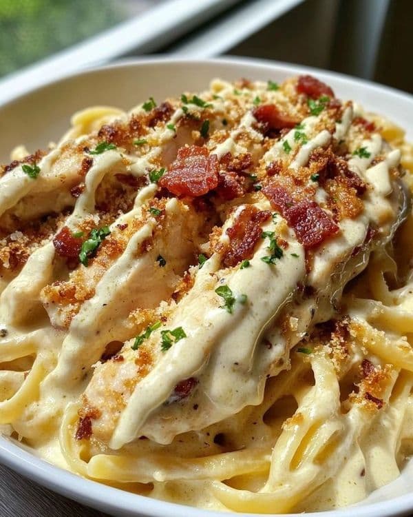 Classic Chicken Alfredo Pasta recipe