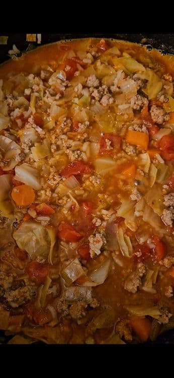 Cabbage Roll in a Bowl Soup recipe