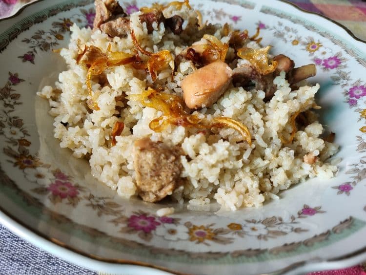 Sylhet's Award-Winning Chicken Akhni Biryani with Beresta recipe