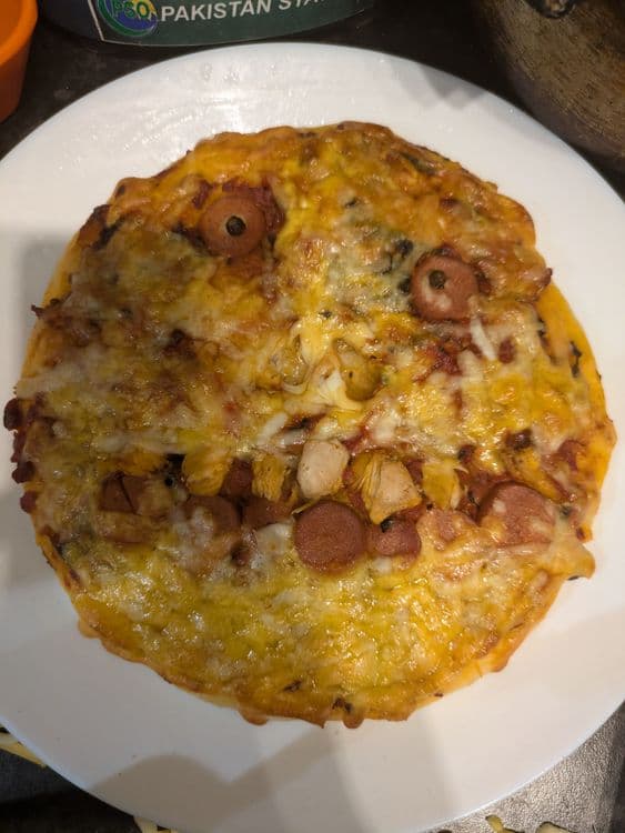 Monster Faced Halloween Pizza recipe