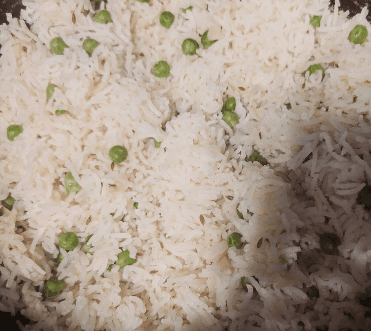 Simple Easy and Quick Matar Pulao recipe