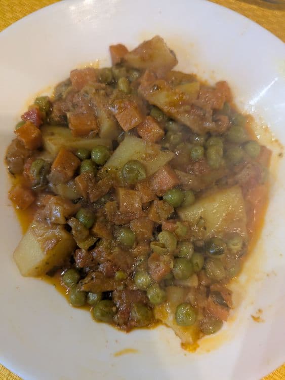 Aloo Matar Gajar (mixed vegetable) recipe