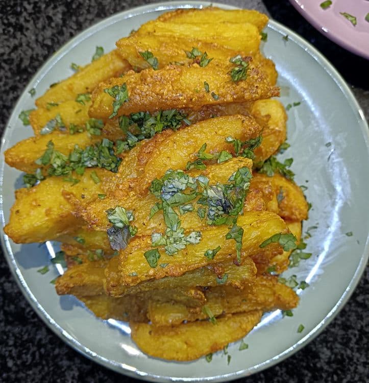 Mayonnaise Potato Wedges recipe