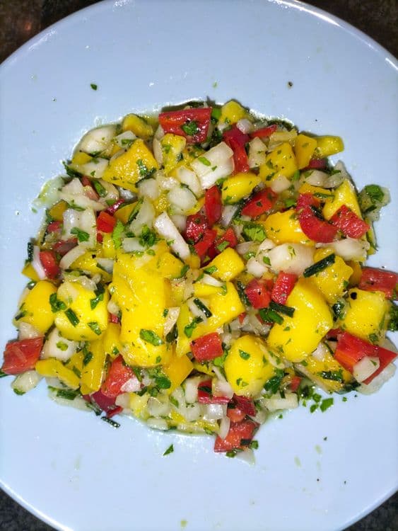 Mango Avocado Pepper Salad recipe