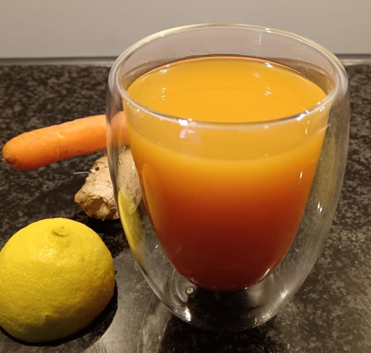 Carrot, Celery, and Ginger Juice recipe