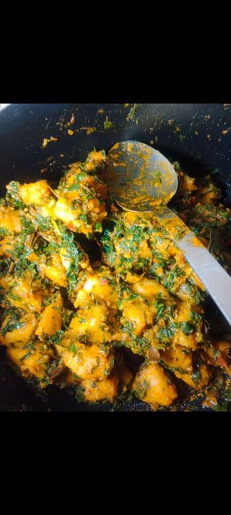 Vegetable Yam Porridge recipe