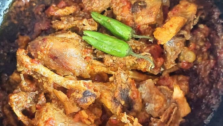 Authentic recipe of Butt chicken karahi recipe