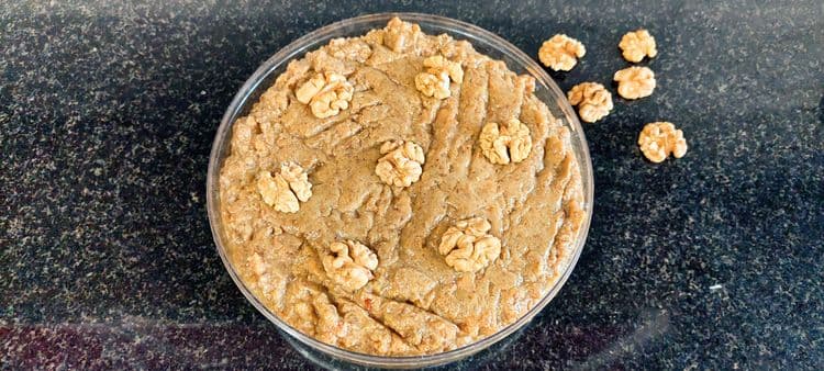 Akhrot (Walnut) Halwa recipe