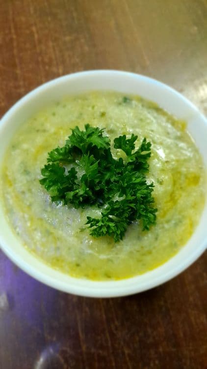 Creamy parsley soup  recipe