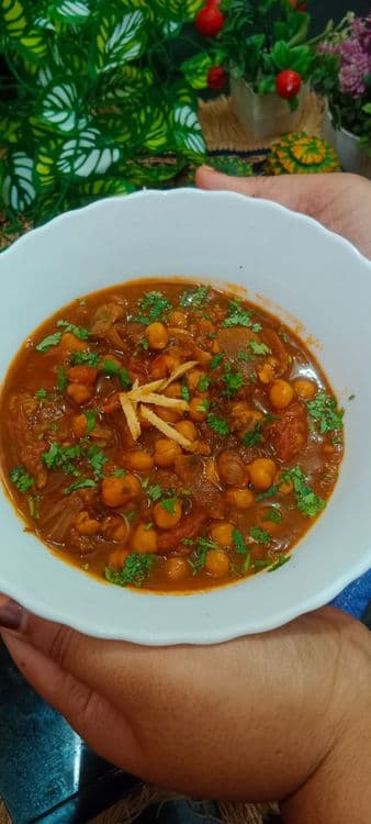 One Pot Chana Masala ( oil free ) recipe