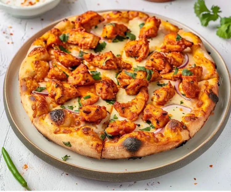 Tandoori Chicken Pizza recipe