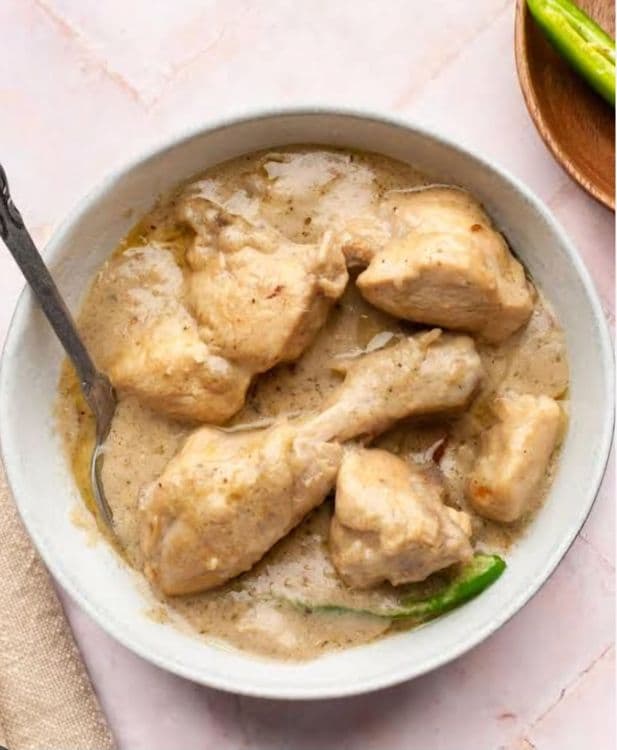 White Butter Chicken recipe