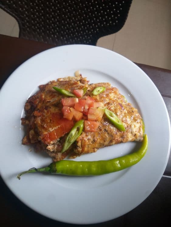 Sardine and Egg Omelette recipe