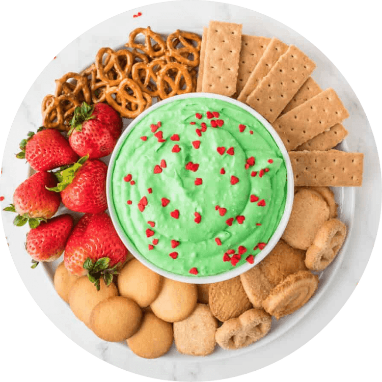 Green Vanilla Pudding Dip recipe