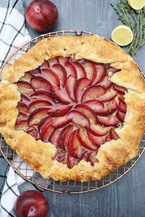 Plum Galette with Thyme recipe