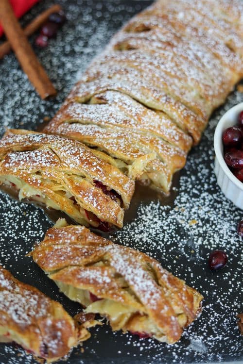 Cranberry and Apple Strudel recipe