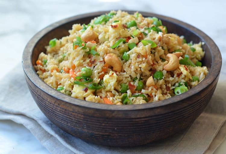 Cauliflower Egg Fried Rice recipe