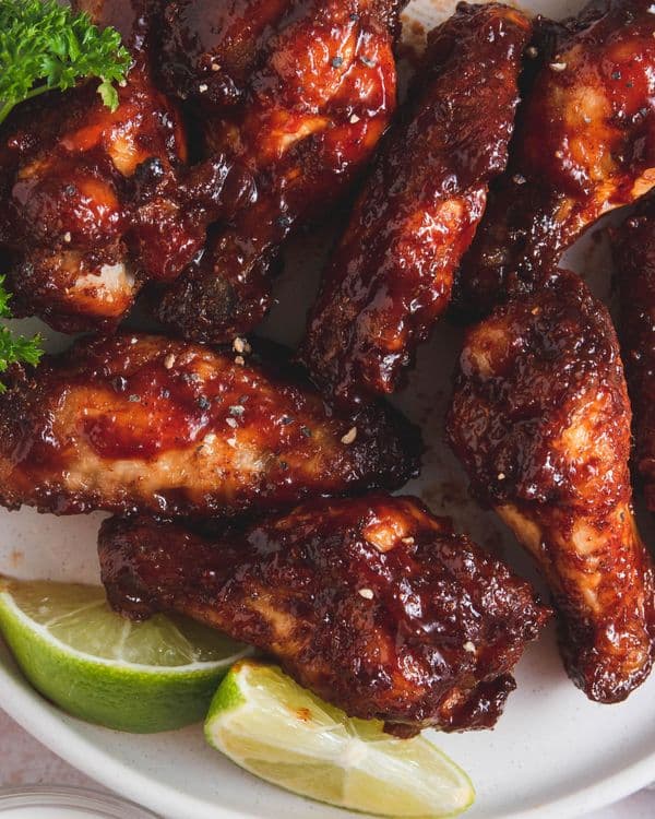 Honey Barbecue Air Fryer Chicken Wings recipe