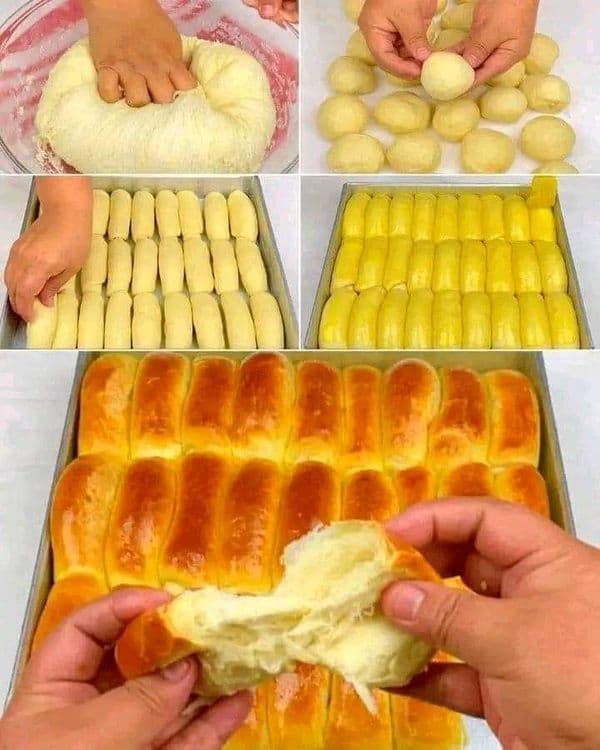 Bread with Milk and Butter recipe