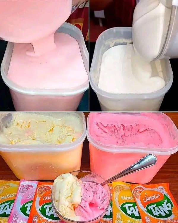 Homemade Tang Ice Cream recipe