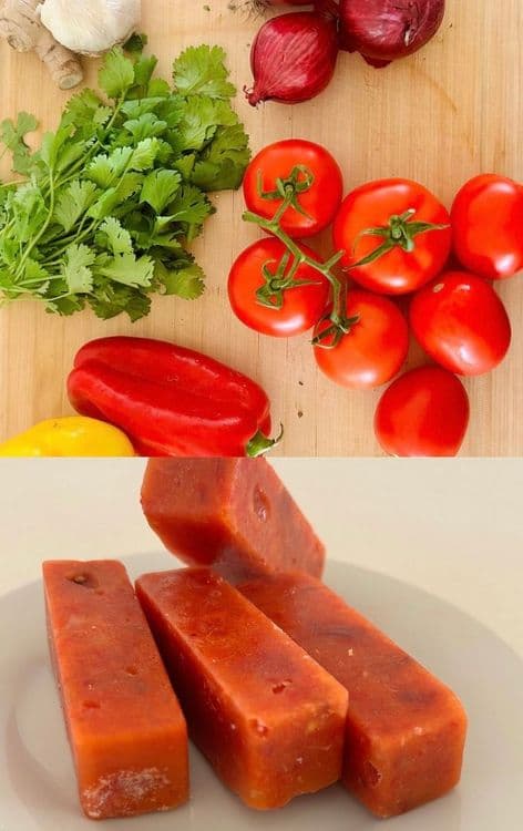 The All-purpose Sauce Cube: Tomato, Onion, Bell Pepper, and Garlic Base Sauce recipe