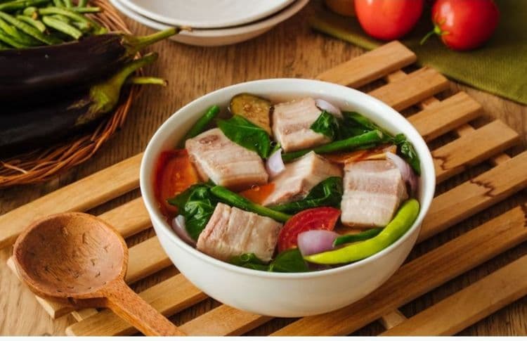 Sinigang na Baboy (Pork Sinigang) recipe