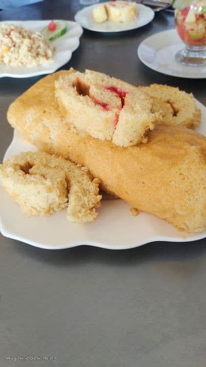 Jam Roll Cake recipe