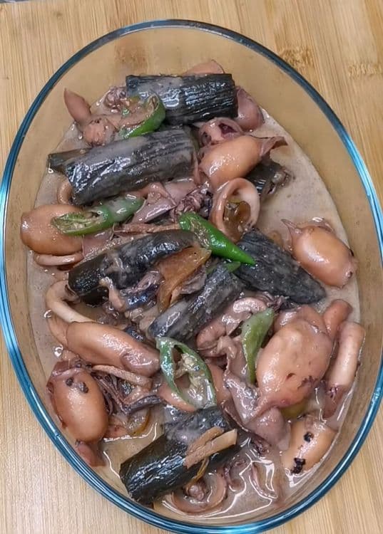 Ginataang Pusit recipe