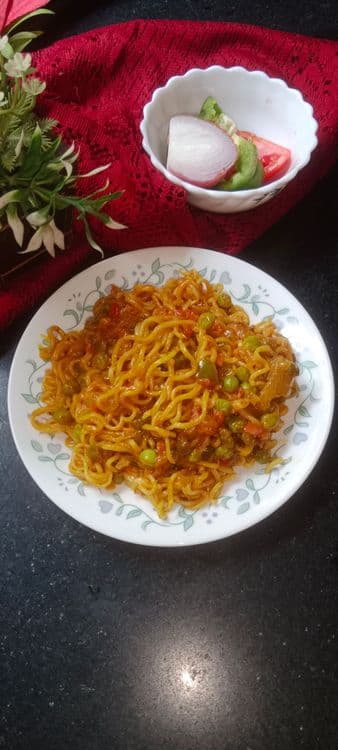 Cheese Masala Maggi recipe